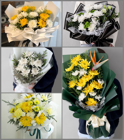 四川巴中通江县九层乡白事花束代送